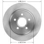 BENDIX DRUM & ROTORS PRT5884 BENDIX Disc Brake Rotor