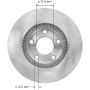 BENDIX DRUM & ROTORS PRT5889 BENDIX Disc Brake Rotor
