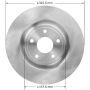 BENDIX DRUM & ROTORS PRT5893 BENDIX Disc Brake Rotor