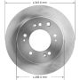 BENDIX DRUM & ROTORS PRT5894 BENDIX Disc Brake Rotor