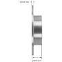 BENDIX DRUM & ROTORS PRT5896 BENDIX Disc Brake Rotor