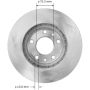 BENDIX DRUM & ROTORS PRT5897 BENDIX Disc Brake Rotor