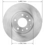 BENDIX DRUM & ROTORS PRT5897 BENDIX Disc Brake Rotor