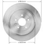 BENDIX DRUM & ROTORS PRT5898 BENDIX Disc Brake Rotor