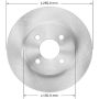 BENDIX DRUM & ROTORS PRT5899 BENDIX Disc Brake Rotor