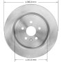 BENDIX DRUM & ROTORS PRT5901 BENDIX Disc Brake Rotor