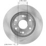 BENDIX DRUM & ROTORS PRT5903 BENDIX Disc Brake Rotor