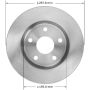 BENDIX DRUM & ROTORS PRT5904 BENDIX Disc Brake Rotor
