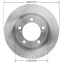 BENDIX DRUM & ROTORS PRT5908 BENDIX Disc Brake Rotor