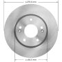 BENDIX DRUM & ROTORS PRT5921 BENDIX Disc Brake Rotor