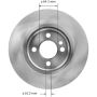 BENDIX DRUM & ROTORS PRT5925 BENDIX Disc Brake Rotor