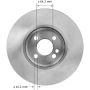 BENDIX DRUM & ROTORS PRT5927 BENDIX Disc Brake Rotor