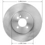BENDIX DRUM & ROTORS PRT5927 BENDIX Disc Brake Rotor