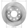 BENDIX DRUM & ROTORS PRT5933 BENDIX Disc Brake Rotor