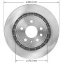 BENDIX DRUM & ROTORS PRT5936 BENDIX Disc Brake Rotor