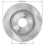 BENDIX DRUM & ROTORS PRT5946 BENDIX Disc Brake Rotor