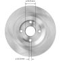 BENDIX DRUM & ROTORS PRT5949 BENDIX Disc Brake Rotor