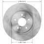 BENDIX DRUM & ROTORS PRT5951 BENDIX Disc Brake Rotor