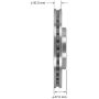 BENDIX DRUM & ROTORS PRT5957 BENDIX Disc Brake Rotor