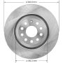 BENDIX DRUM & ROTORS PRT5958 BENDIX Disc Brake Rotor