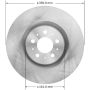 BENDIX DRUM & ROTORS PRT5961 BENDIX Disc Brake Rotor