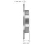 BENDIX DRUM & ROTORS PRT5964 BENDIX Disc Brake Rotor