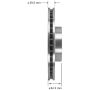 BENDIX DRUM & ROTORS PRT5968 BENDIX Disc Brake Rotor