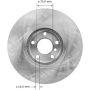 BENDIX DRUM & ROTORS PRT5969 BENDIX Disc Brake Rotor