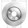 BENDIX DRUM & ROTORS PRT5973 BENDIX Disc Brake Rotor