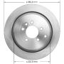 BENDIX DRUM & ROTORS PRT5989 BENDIX Disc Brake Rotor