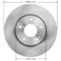 BENDIX DRUM & ROTORS PRT5991 BENDIX Disc Brake Rotor