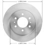 BENDIX DRUM & ROTORS PRT6000 BENDIX Disc Brake Rotor