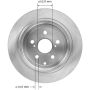BENDIX DRUM & ROTORS PRT6001 BENDIX Disc Brake Rotor