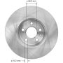 BENDIX DRUM & ROTORS PRT6004 BENDIX Disc Brake Rotor