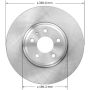 BENDIX DRUM & ROTORS PRT6004 BENDIX Disc Brake Rotor
