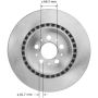 BENDIX DRUM & ROTORS PRT6008 BENDIX Disc Brake Rotor