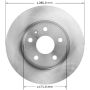 BENDIX DRUM & ROTORS PRT6014 BENDIX Disc Brake Rotor