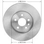 BENDIX DRUM & ROTORS PRT6015 BENDIX Disc Brake Rotor
