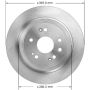 BENDIX DRUM & ROTORS PRT6017 BENDIX Disc Brake Rotor
