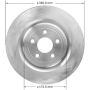 BENDIX DRUM & ROTORS PRT6022 BENDIX Disc Brake Rotor
