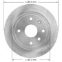 BENDIX DRUM & ROTORS PRT6032 BENDIX Disc Brake Rotor