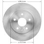 BENDIX DRUM & ROTORS PRT6033 BENDIX Disc Brake Rotor