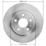 BENDIX DRUM & ROTORS PRT6038 BENDIX Disc Brake Rotor