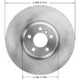 BENDIX DRUM & ROTORS PRT6039 BENDIX Disc Brake Rotor