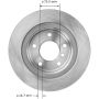 BENDIX DRUM & ROTORS PRT6043 BENDIX Disc Brake Rotor