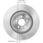 BENDIX DRUM & ROTORS PRT6048 BENDIX Disc Brake Rotor