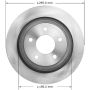 BENDIX DRUM & ROTORS PRT6052 BENDIX Disc Brake Rotor
