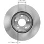 BENDIX DRUM & ROTORS PRT6054 BENDIX Disc Brake Rotor