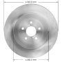 BENDIX DRUM & ROTORS PRT6057 BENDIX Disc Brake Rotor