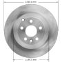 BENDIX DRUM & ROTORS PRT6060 BENDIX Disc Brake Rotor